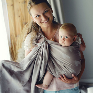 Sling cu inele TENCEL™ Hazy Love Drift - mărimea S (1,7 m)