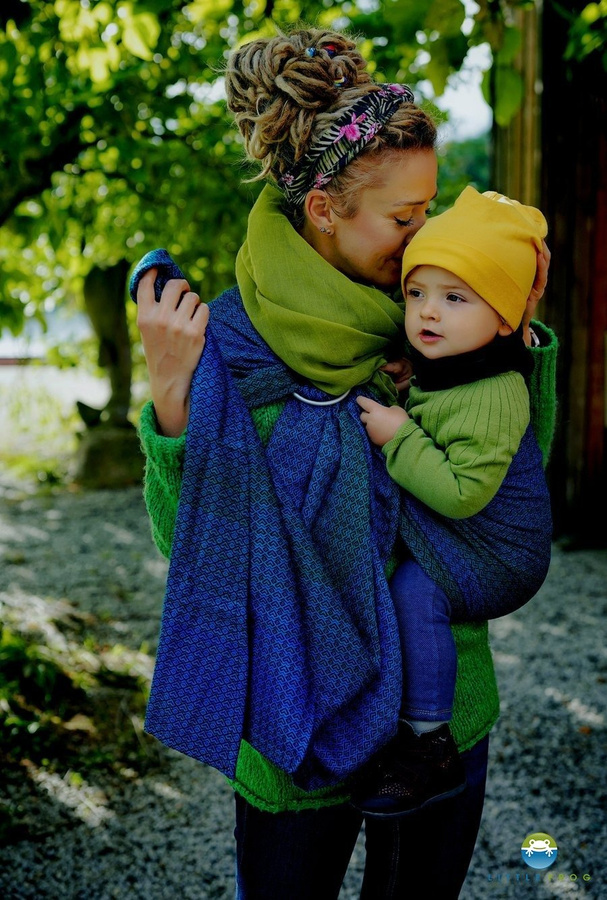 Ring Sling TENCEL™ Lovely Darkness - taille M (2 m)