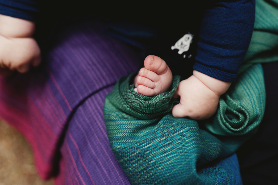 Chusta do noszenia dziecka Bambusowy Mglisty Cyrkon 4,6 m