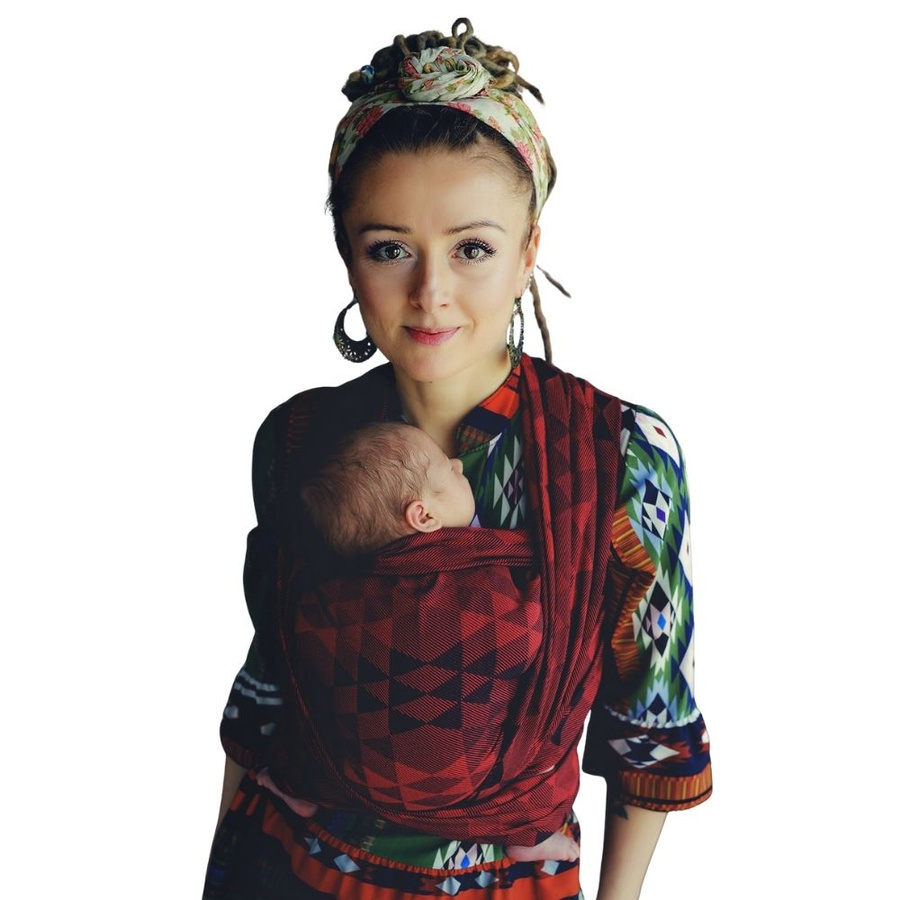 Chusta do noszenia dziecka Ruby Illusion 4,2 m