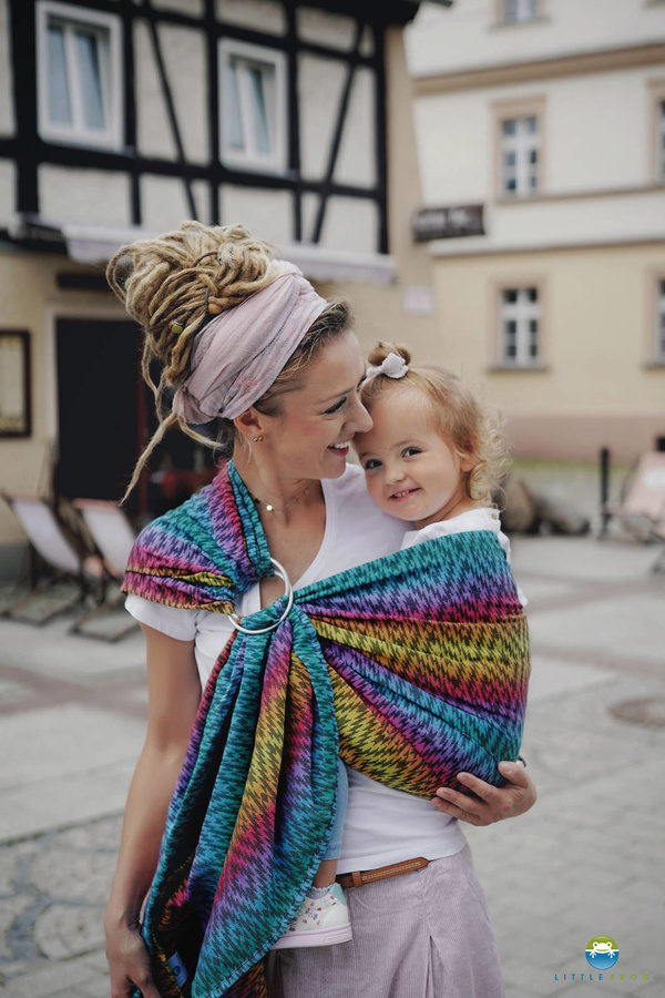 Ring sling Prismatic Ethno - size L (2,3 m)