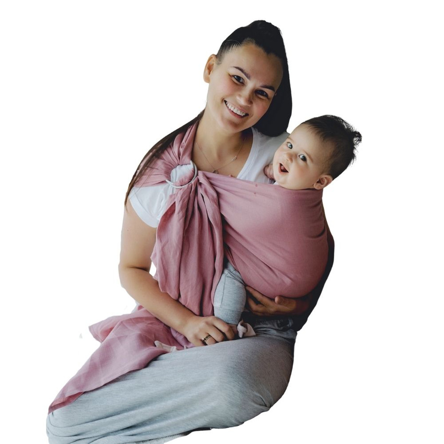 Ring Sling Tragetuch Pure Linen Hutt Lagoon - Größe M (2m) DEMO