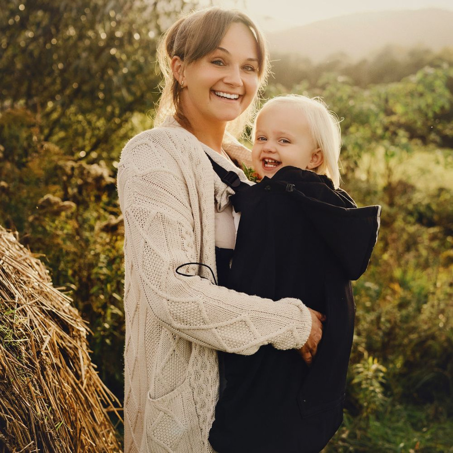 Cover per fascia e marsupio (softshell) - Black 