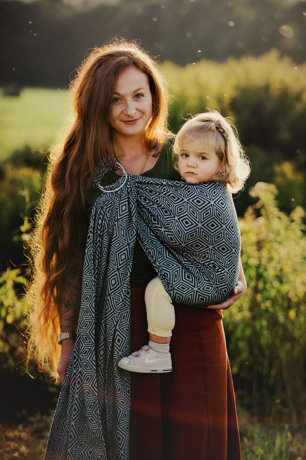 Ring Sling Inky Cube - taille M (2m) /2e choix