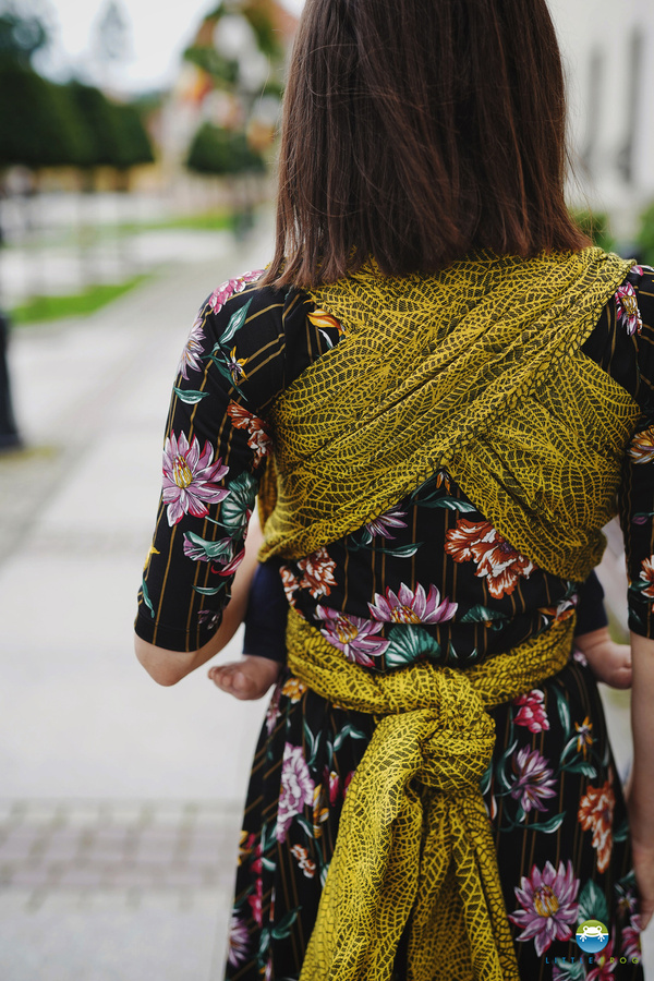 Fular tejido Little Frog - Lemon Wildness - talla 5