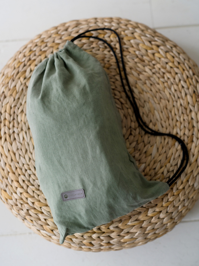 Ergonomic Preschooler Carrier - Pure Linen Grove - 100% Linen