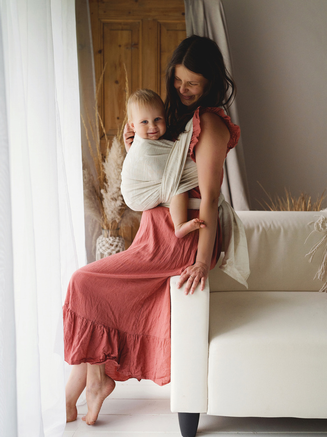 Chusta do noszenia dziecka Linen Summer Meadow 5,2 m
