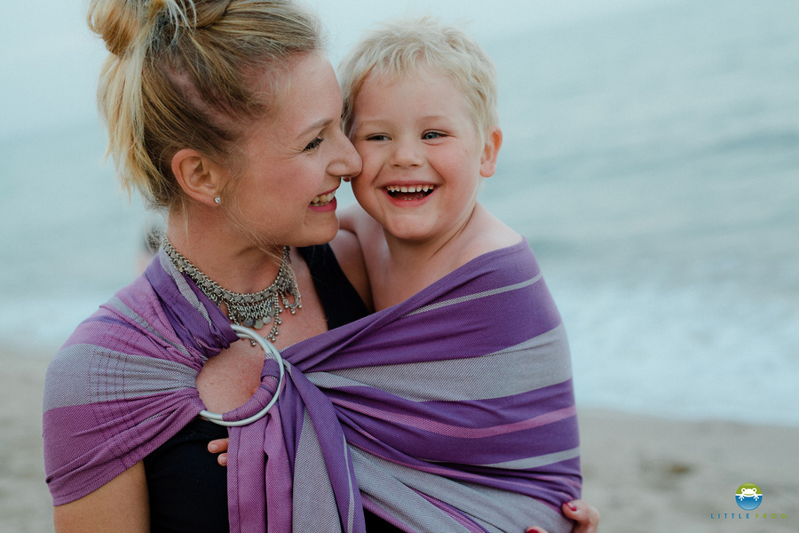 Ring sling Bamboo Amethyst - size M (2m)