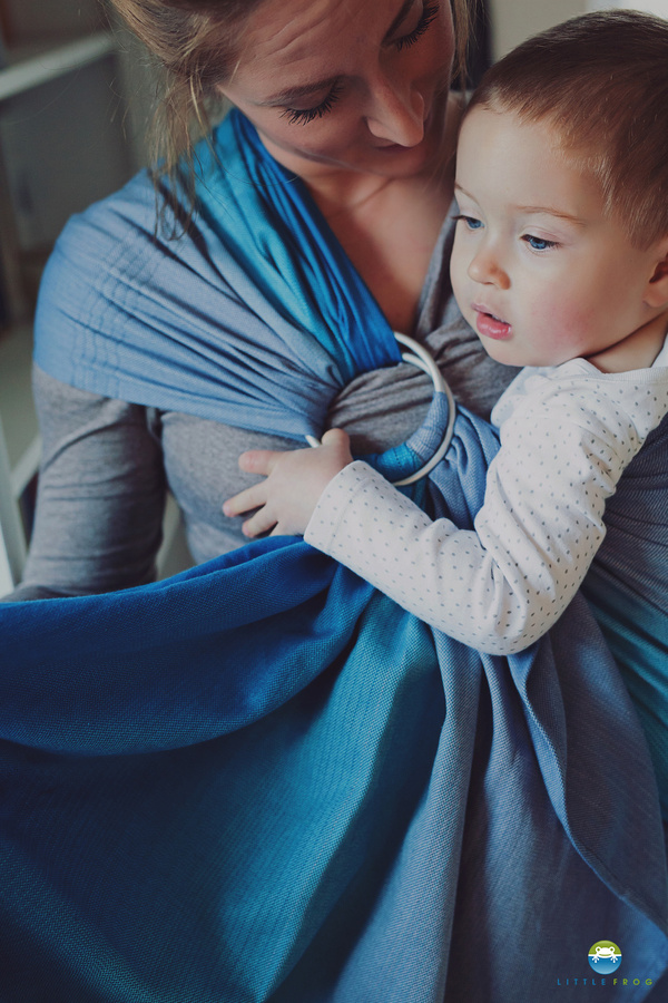 Ring Sling Tragetuch Dark Lazurite - Größe S (1,7 m)