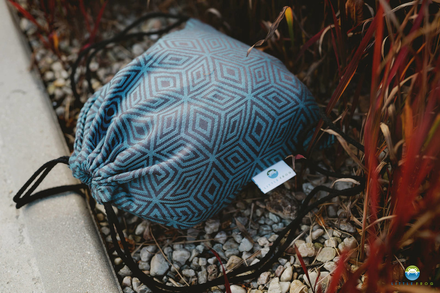 Little Frog Sac à cordon pour écharpe - Cloudy Cube