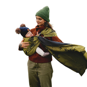 Ring Sling Tragetuch Gold Wanderlust - Größe S (1,7m)