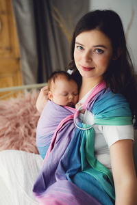 Sling cu inele Bamboo Zircon mărimea M (2 m)
