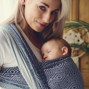 Fascia portabebè TENCEL™ Rocky Cube taglia 6