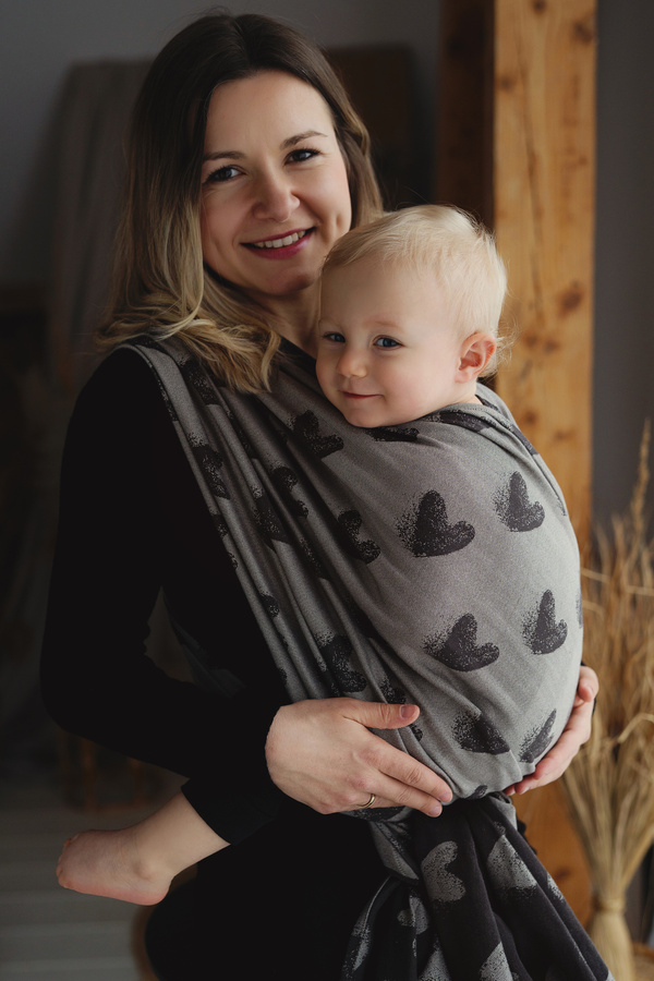 Braunes Tragetuch Cosy Love Größe 4 - für Babys und Kleinkinder