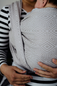 Écharpe de portage Grey Cube - taille 7