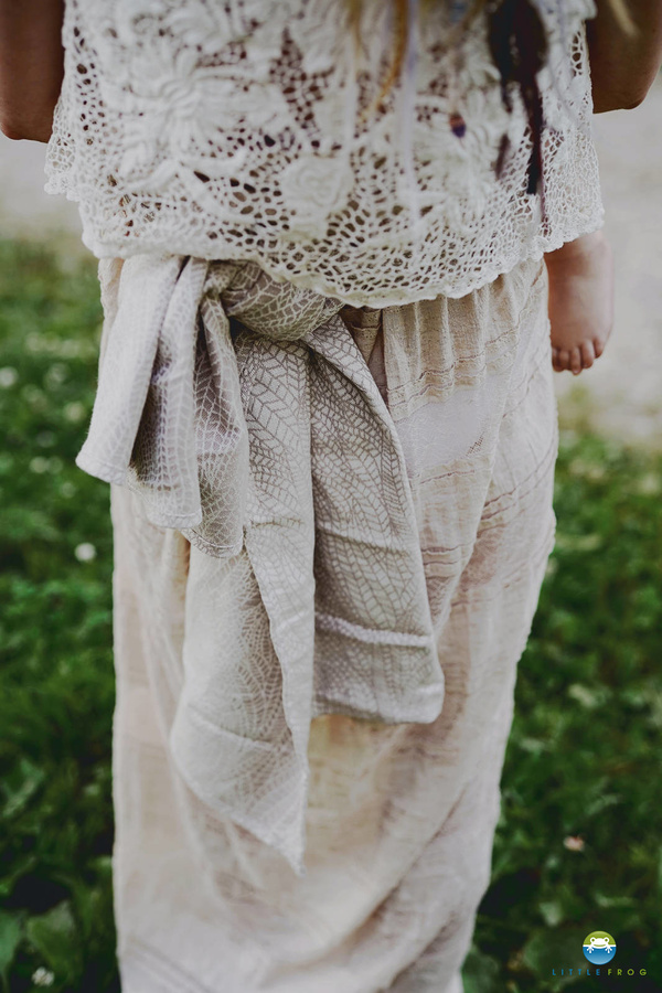 Écharpe de portage Little Frog - Natural Wildness - taille 5 (4,2 m)/2e choix