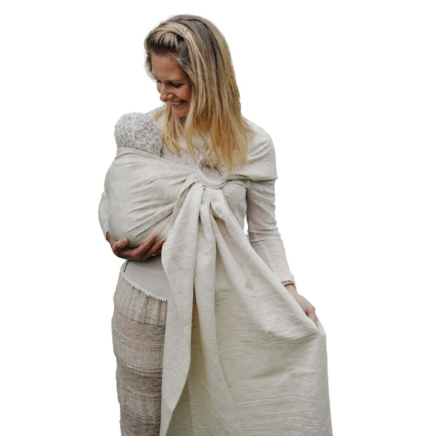 Ring Sling Tragetuch Linen Summer Meadow - Größe L (2,3m)
