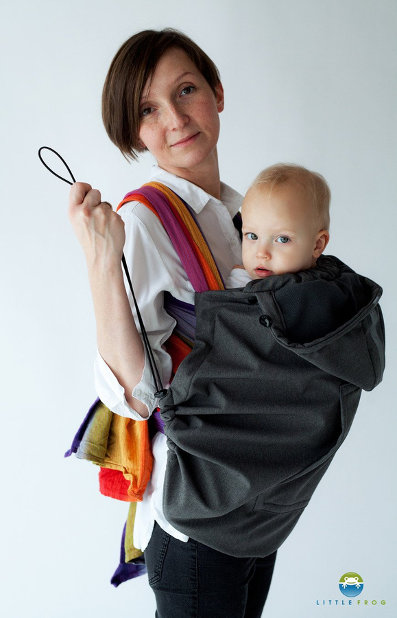 Babywearing Cover (softshell) - Slate /2nd class