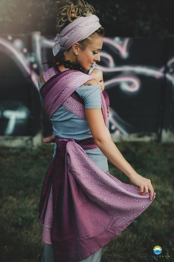 Baby Sling TENCEL™ Peony Cube - size 7