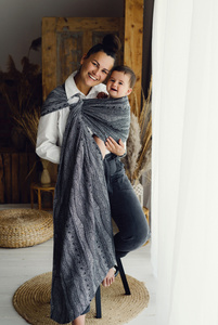 Ring Sling Tragetuch Carbon Harmony - Größe S (1,7m)