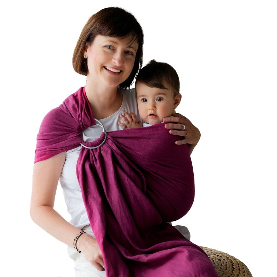 Ring sling Pure Linen Orchid - size M (2 m)/2nd class