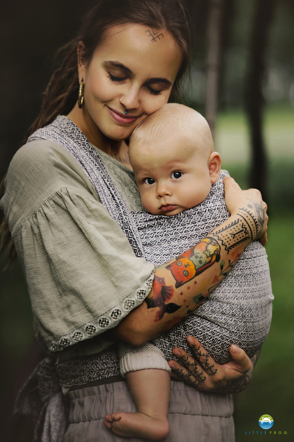 Baby Sling Lovely Fog size 5 /2nd grade