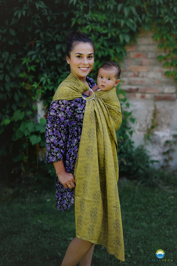 Ring Sling Tragetuch Golden Boho - Größe S (1,7m)