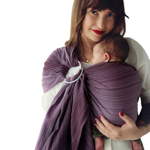 Soft ring sling – Bamboo Rubellite size M DEMO