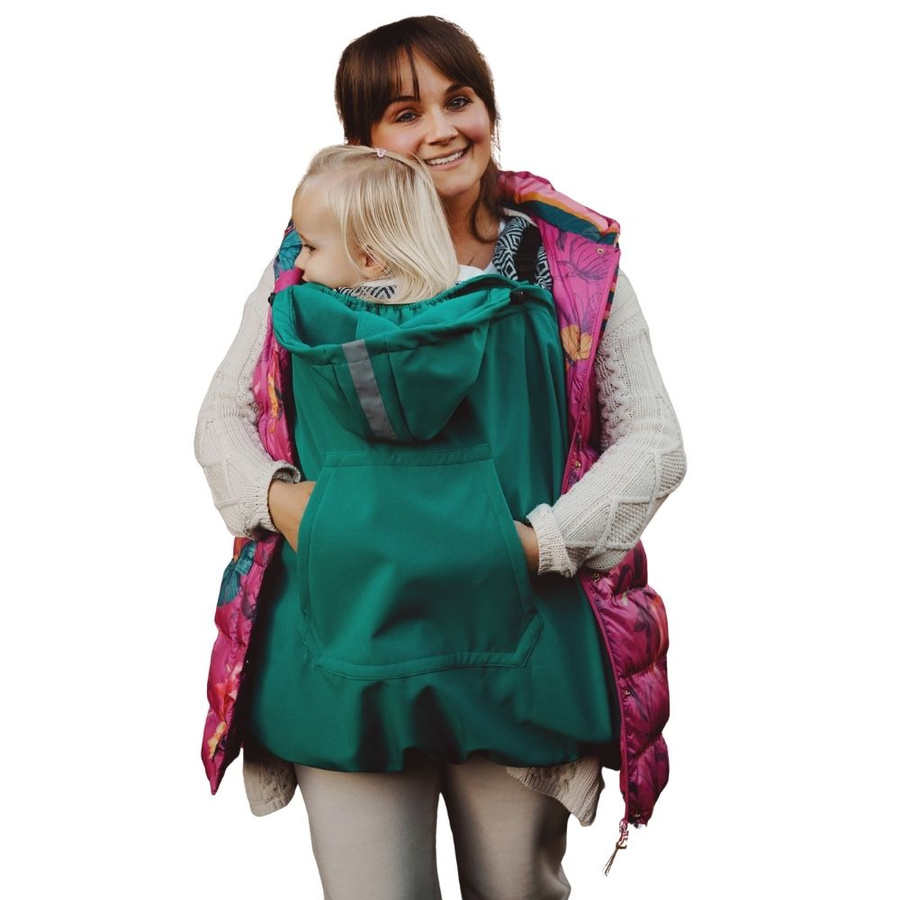 Cover per fascia e marsupio (softshell) - Teal 