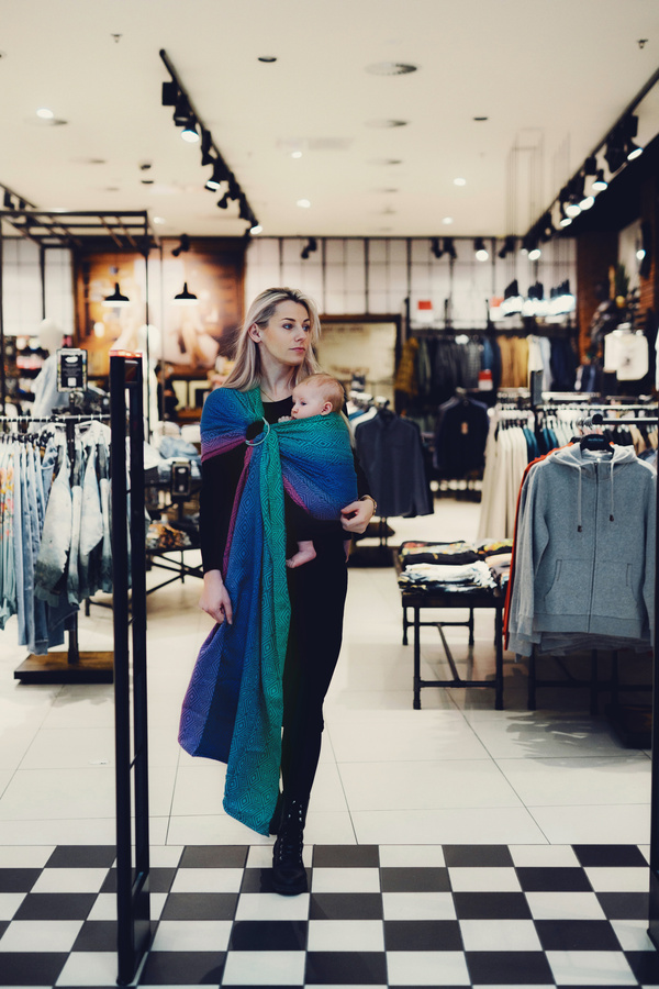 Ring Sling TENCEL™ Aurora Cube - taille L (2,3m)