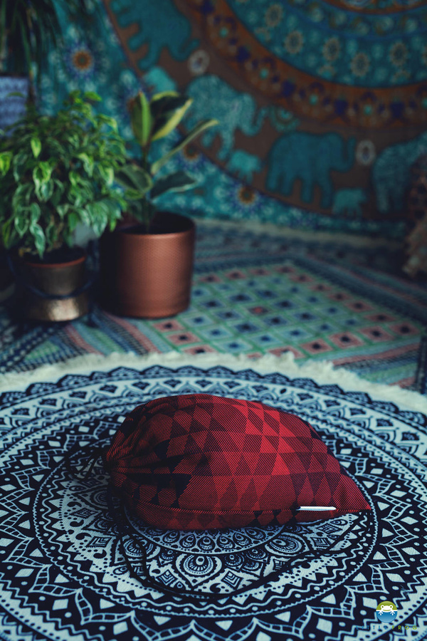 Kordelbeutel für Tragetuch/Schleife - Ruby Illusion