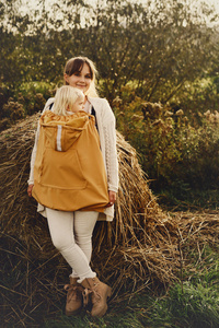 Couverture de portage (softshell) - Mustard /2e choix