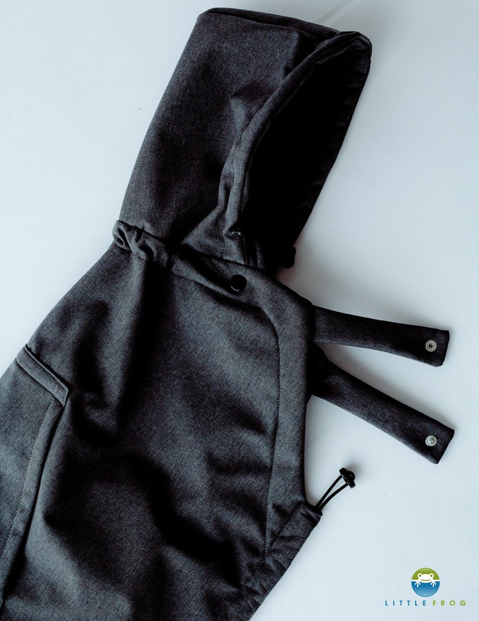 Cover per fascia e marsupio (softshell) - Graphite 