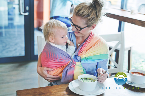 Ring sling Merino Ammolite - size M (2m)