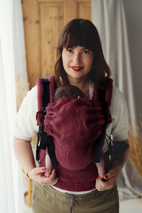 Marsupio in lino Prime - Pure Linen Marsala