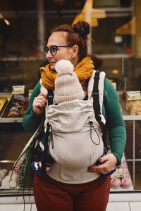 Mochila Portabebés Prime Beige Moonstone v3
