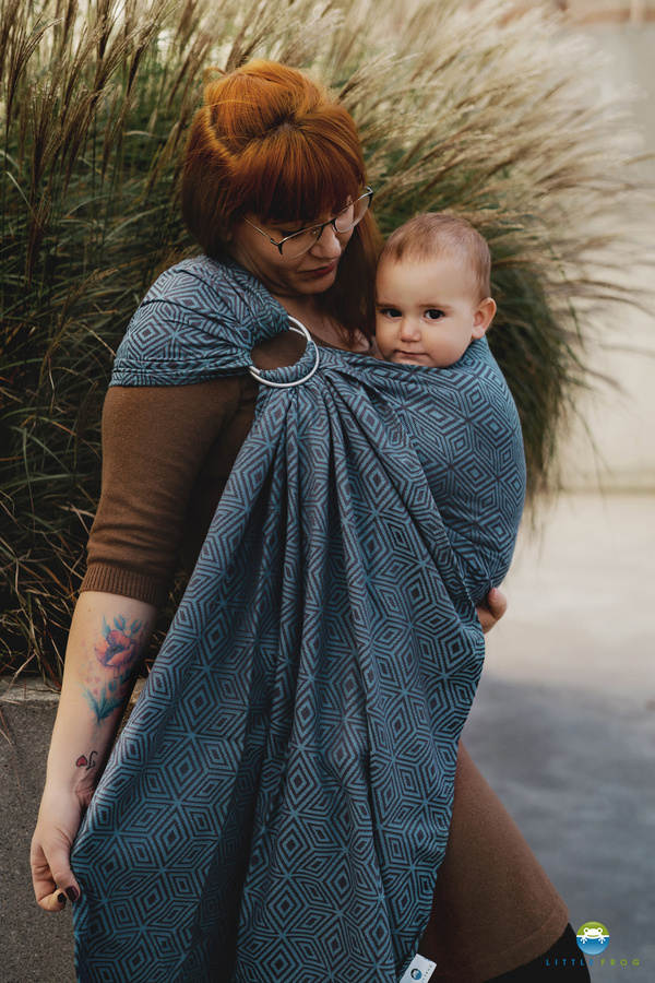 Ring sling Cloudy Cube - size S (1,7m)