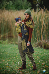 Sling cu inele Gold Wanderlust mărimea S (1,7 m)