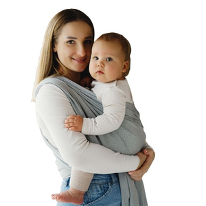 Fular gris Gray Moonstone – 4,6 m | para recién nacidos y bebés