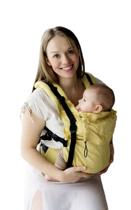 Baby Carrier Prime Pure Linen Amalfi Lemon