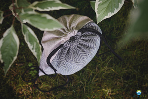 Rucsac pentru eșarfă port-bebe Little Frog - Linen Foggy Cube