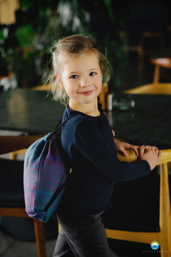 Drawstring Bag for wrap/sling - Lovely Nightfall
