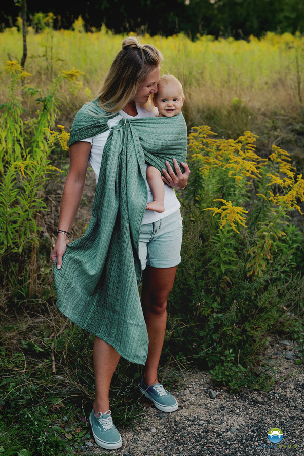 Ring Sling Tragetuch Lovely Fern - Größe M (2 m) /2. Wahl