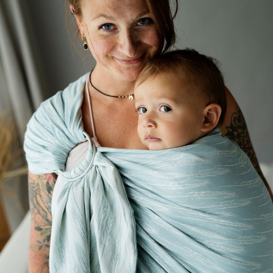 Ring Sling Tragetuch Steel Whisper  - Größe M (2m)