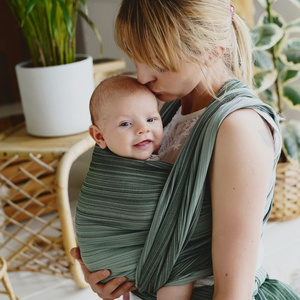 Écharpe de portage Bamboo Verdelit - taille 7