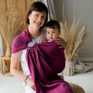 Ring sling Pure Linen Orchid - size M (2 m)/2nd class
