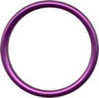 Anelli in alluminio viola per fascia porta bebè, taglia L