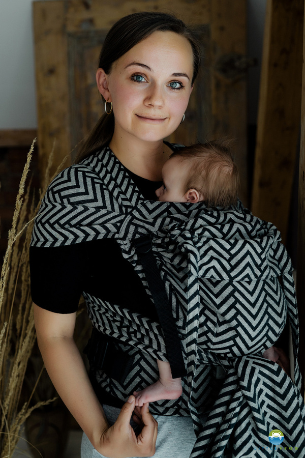 Hybrid Babytrage Cross Hybrid Linen Onyx Miles