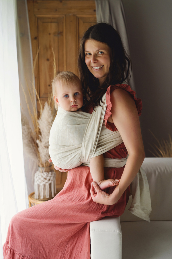 Chusta do noszenia dziecka Linen Summer Meadow 5,2 m