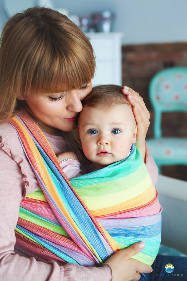 Fular tejido Bamboo Spectrolite - talla 5